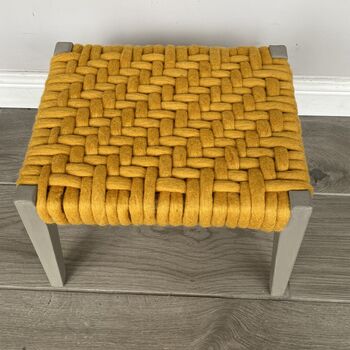 Felted Merino Wool Woven Stools, 7 of 12