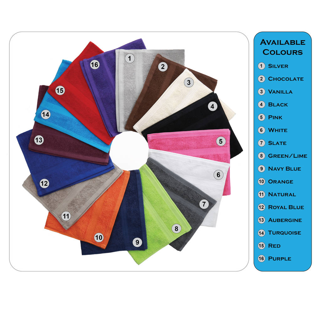 Personalised Face Flannel / Towel By Duncan Stewart