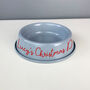 Personalised Christmas Pet Bowl, thumbnail 3 of 4