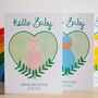 Personalised New Baby Boy Or Girl Card, thumbnail 1 of 4