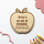 First Day Of School Or Nursery Wooden Keepsake Plaque, thumbnail 2 of 3