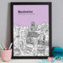Personalised Manchester Print, thumbnail 5 of 10