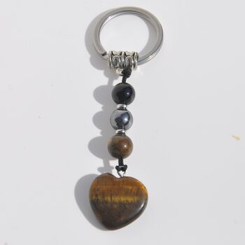 Protection Crystal Gemstone Key Ring Gift, 2 of 4