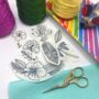 Tropical Stick And Sew Embroidery Stickers/Patches, thumbnail 1 of 6