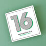 Happy 16th Birthday To A Wonderful Son Card, thumbnail 3 of 3