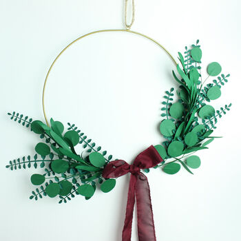 Paper Scandi Wreath Diy Kit, 3 of 6