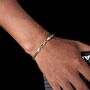 Mens Bracelet Chain 5mm Stainless Steel Cuban Bracelet For Men, thumbnail 7 of 10