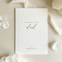 Luxury 'Letter To My Dad On My Wedding Day' Card, Elegant Calligraphy Design, thumbnail 8 of 11