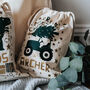 Personalised Tractor Christmas Sack, thumbnail 4 of 6