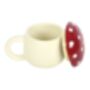 Toadstool Mug With Lid, thumbnail 2 of 4