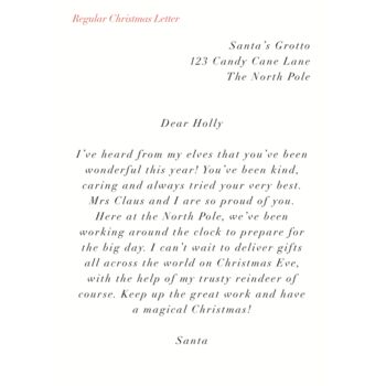 Personalised Celestial Children’s Christmas Letter From Santa, 9 of 10