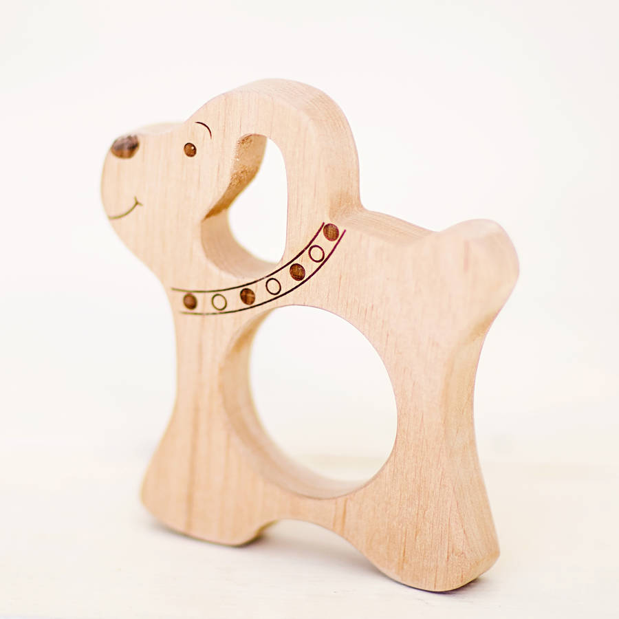 Organic wood teether online