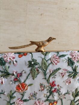 Floral Bird Clasp Clutch Bag, 7 of 12