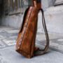 Handmade Personalised Gift For Men Leather Backpack, thumbnail 4 of 12