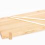Solid Oak Hand Crafted Sushi Serving Board, thumbnail 5 of 7