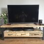 Industrial Tv Stand Media Unit With Three Drawers 336, thumbnail 1 of 5