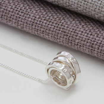 Personalised Silver Scroll Necklace, 10 of 12