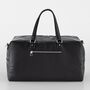 Men’s Personalised Tailored Luxe Weekender Bag, thumbnail 2 of 10