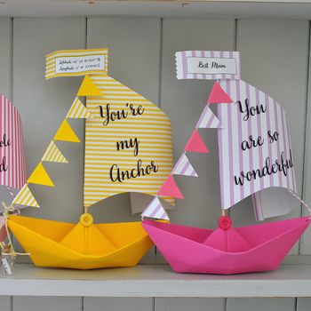 Personalised Mother's Day Sail Boat Card, 4 of 12
