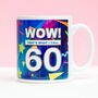 'Wow! That's What I Call 60' Mug, thumbnail 1 of 4