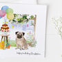 Pug Dog Birthday Card, Pet Card ..7v12a, thumbnail 2 of 4