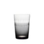 A Set Of Four Smoky Crystal Tumblers With Lens Design, thumbnail 2 of 2
