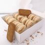 Lotus Biscoff Macarons Gift Box Of 12, thumbnail 1 of 3