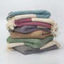 Personalised Cotton Throw, Birthday Gift, thumbnail 4 of 11