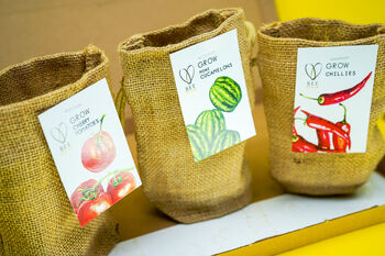 Grow Your Own Food Jute Bag Kit, 2 of 7