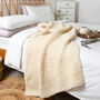 Nyssa Blanket Beginner Knitting Kit, thumbnail 2 of 10