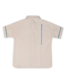 Lillete Solid Shirt With Hand Embroidery Details, Off White, 7 of 9