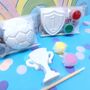 Paint Your Own Sports Shapes Craft Kit Party Bag Fillers, thumbnail 3 of 3