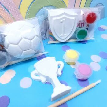 Paint Your Own Sports Shapes Craft Kit Party Bag Fillers, 3 of 3