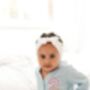 Birthday Gingham Personalised Embroidered Bow Pyjamas Choice Of Ages Available, thumbnail 3 of 6