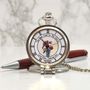 Personalised Photo Pocket Watch With Standing Lid, thumbnail 3 of 7