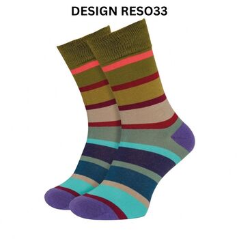 High Quality Cotton Mix Multi Colour Socks 41 46, 2 of 9
