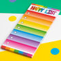 Happy List Slim Notepad, thumbnail 2 of 8