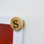 Personalised Oak Magnetic Picture Hanging Dots, thumbnail 6 of 8