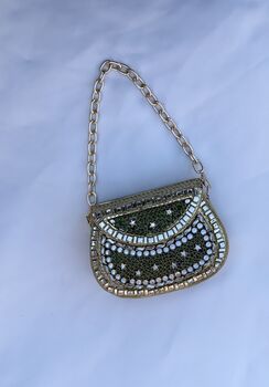 Mashhad Mini Kundan Clutch, 5 of 6