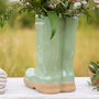 Personalised Large Green Garden Welly Boots Planter, thumbnail 6 of 9