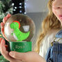 Personalised Dinosaur Glitter Snow Globe, thumbnail 4 of 5