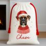 Personalised Boxer Santa Sack, thumbnail 1 of 3