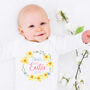 Personalised First Easter Wreath Bodysuit, thumbnail 1 of 6