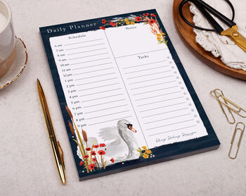 Swan Daily Planner Desk Pad, 3 of 4