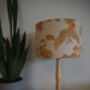 Oriental Crane Mustard Lampshade, thumbnail 6 of 9