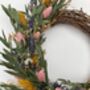 Springtime Dried Flower Wreath, thumbnail 3 of 4