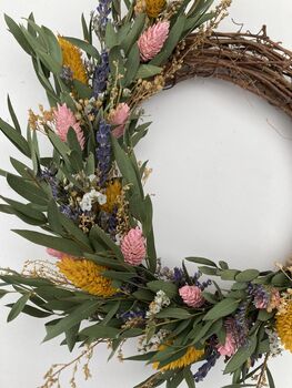 Spring Dried Flower Wreath, 4 of 4