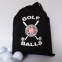 Personalized Golf Ball Bag, thumbnail 1 of 10