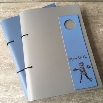Child's Drawing Personalised Leather Bookmark, 5 of 8