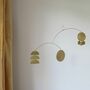 Brass Sundrops Hanging Mobile, thumbnail 1 of 5